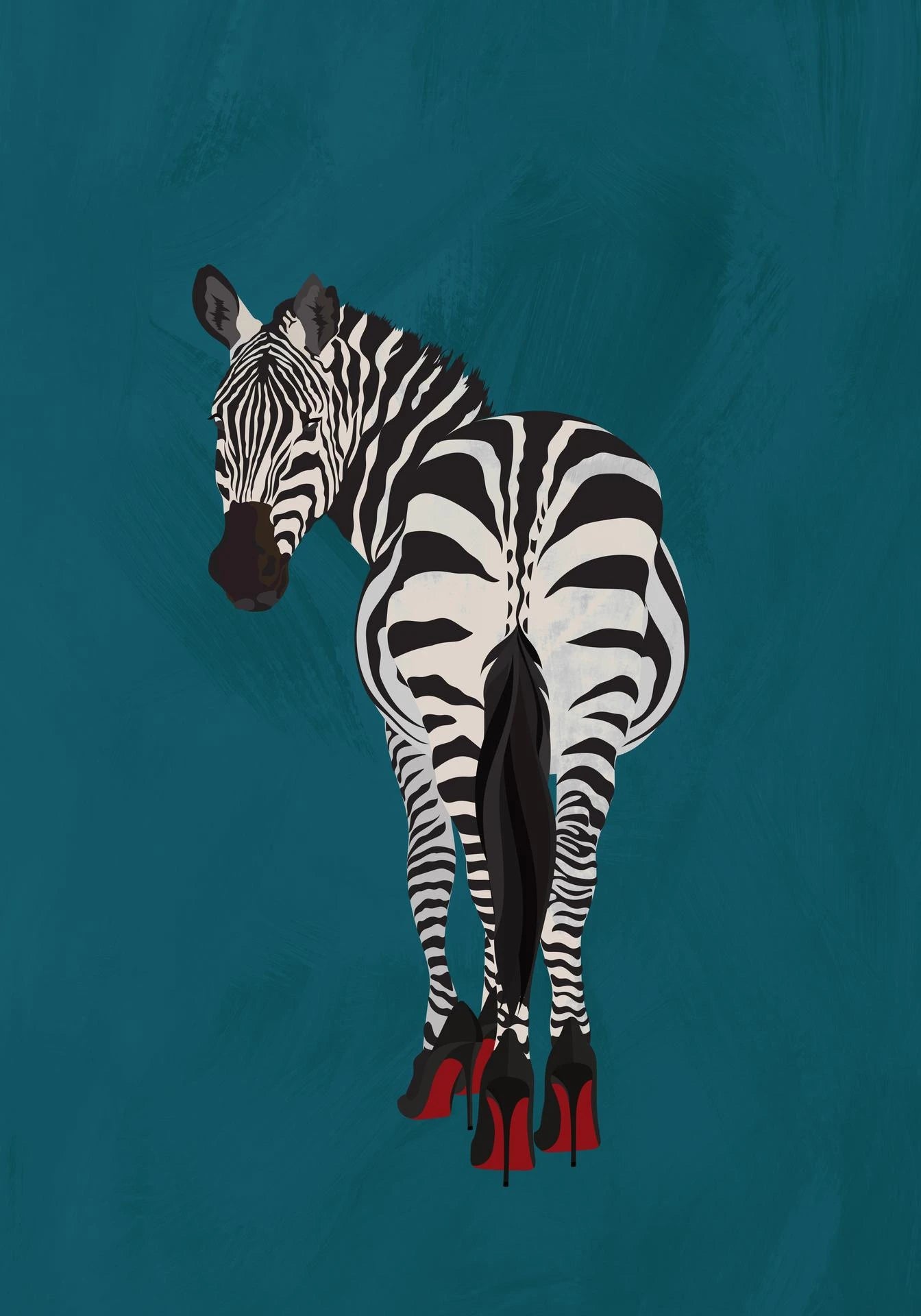 Plakat - Sarah Manovski - Zebra heels