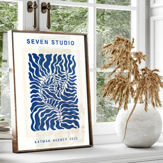 Plakat - Seven Studio – Katman agency kunst - admen.dk