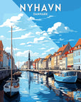 Plakat - Skyfri Nyhavn - admen.dk