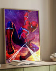 Plakat - Spiderman svingende