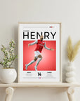 Plakat - Thierry Henry grafisk look