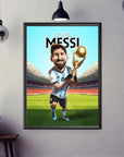 Plakat - Troldmanden Lionel Messi - admen.dk