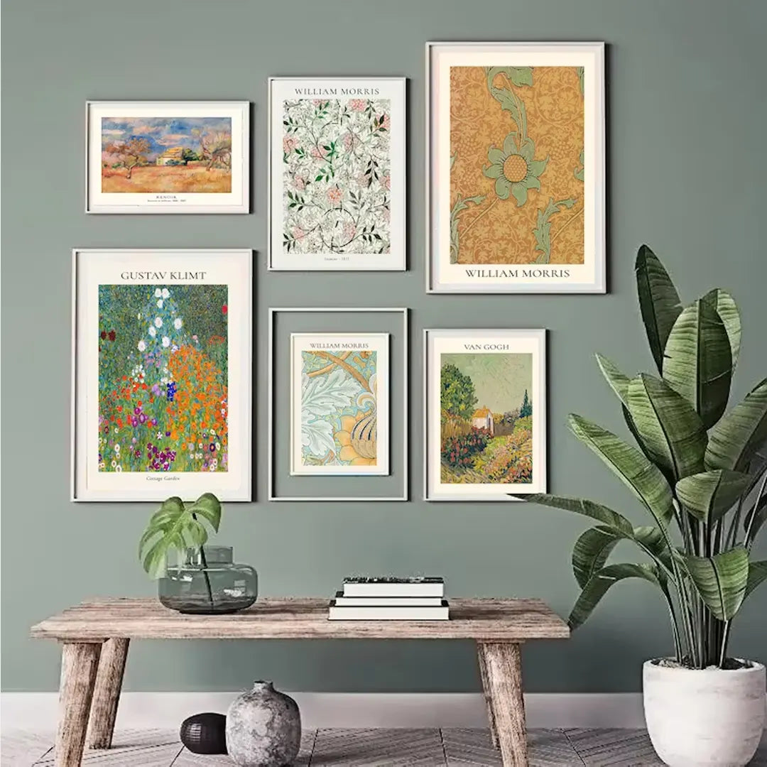 Plakat - William Morris - Blomster kunst - admen.dk