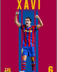 Plakat - Xavi i jubel - admen.dk