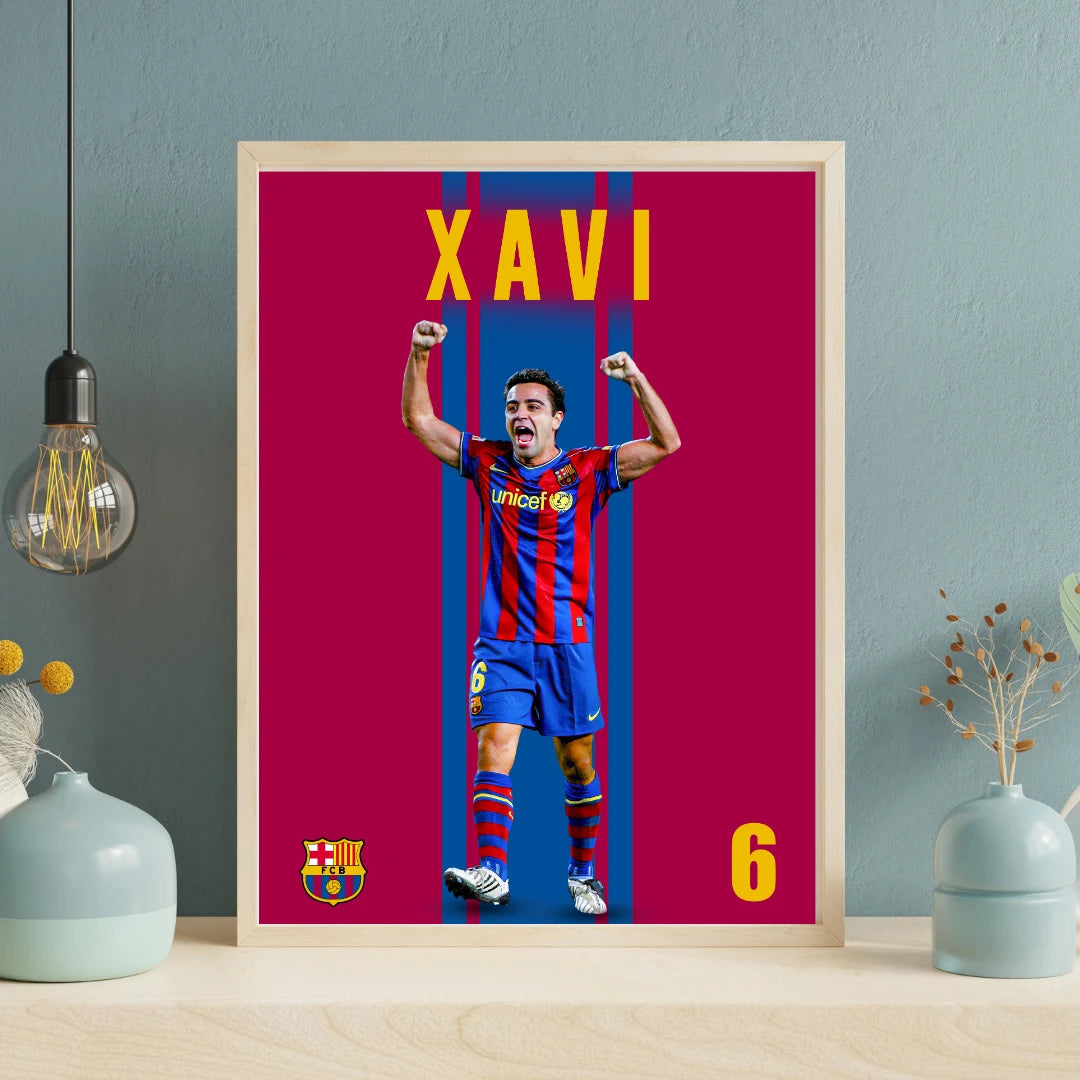 Plakat - Xavi i jubel - Admen.dk