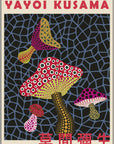 Plakat - Yayoi Kusama - Mushroom kunst - admen.dk