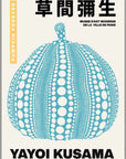 Plakat - Yayoi Kusama - Pumpkin blue forever kunst - admen.dk