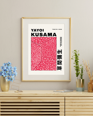 Poster - Yayoi Kusama - Red dots Paris art