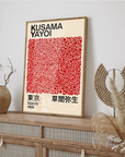 Plakat - Yayoi Kusama - Red dots kunst - admen.dk