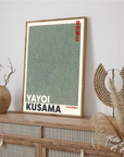 Plakat - Yayoi Kusama - grønne streger - admen.dk