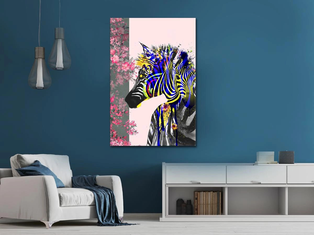 Plakat - Zebra mix kunst - admen.dk