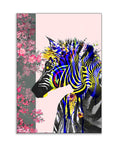 Plakat - Zebra mix kunst - admen.dk