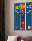 Plakat - Zlatan Ibrahimović - admen.dk