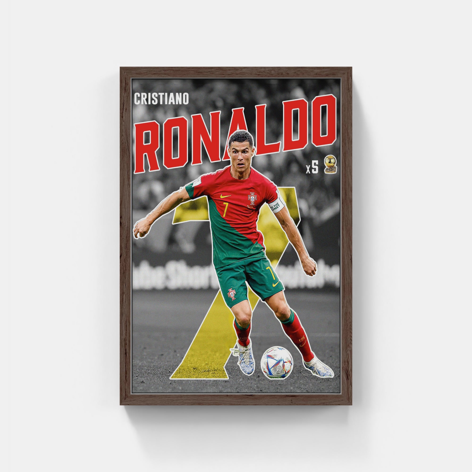 Plakat - Cristiano Ronaldo spilleklar - admen.dk