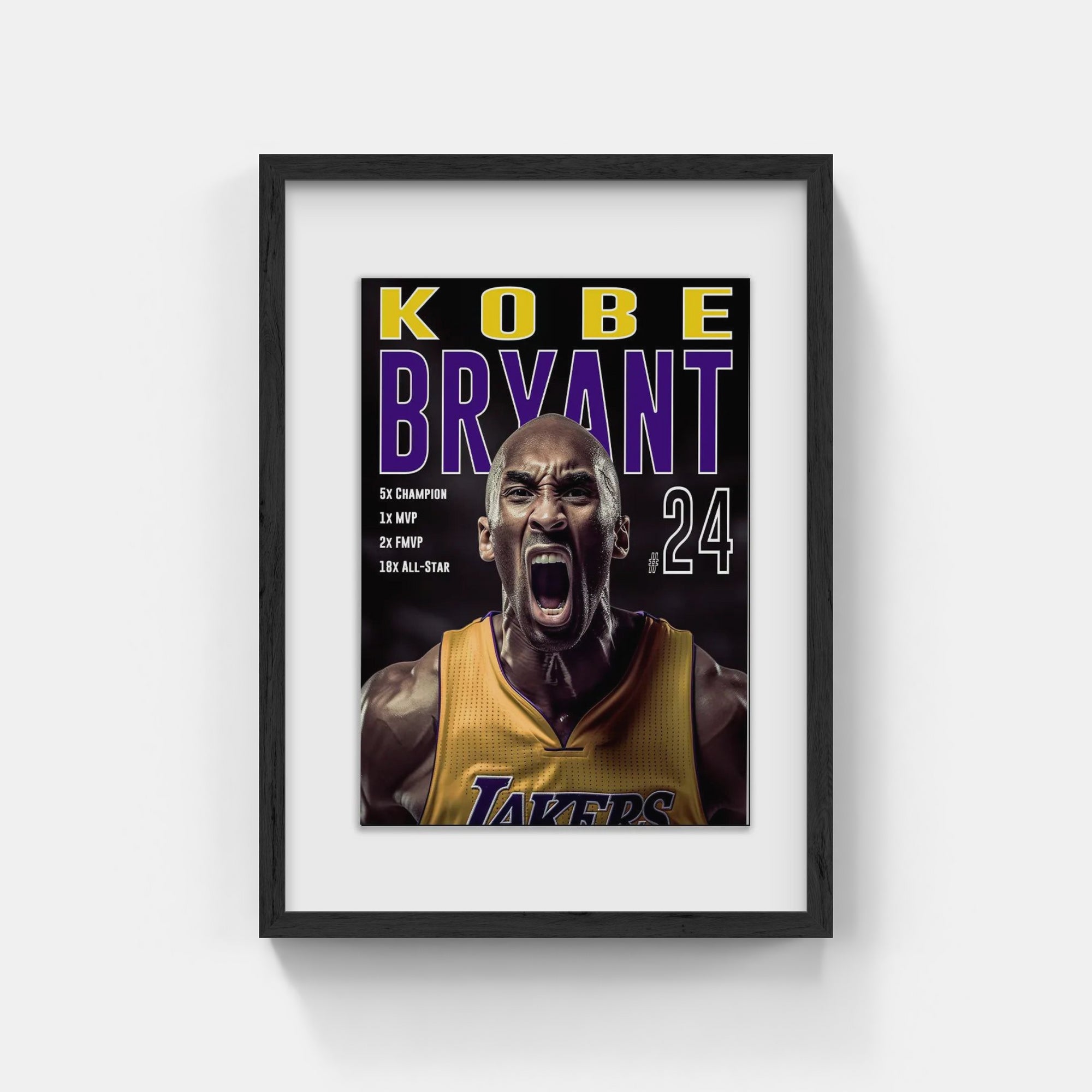 Plakat - Kobe Bryant style - admen.dk