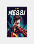 Plakat - Messi superhelt - admen.dk