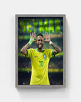 Plakat - Neymar i godt humør - admen.dk