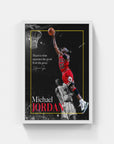 Plakat - Michael Jordan i aktion - admen.dk