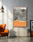 Plakat - Bauhaus orange kunst - admen.dk