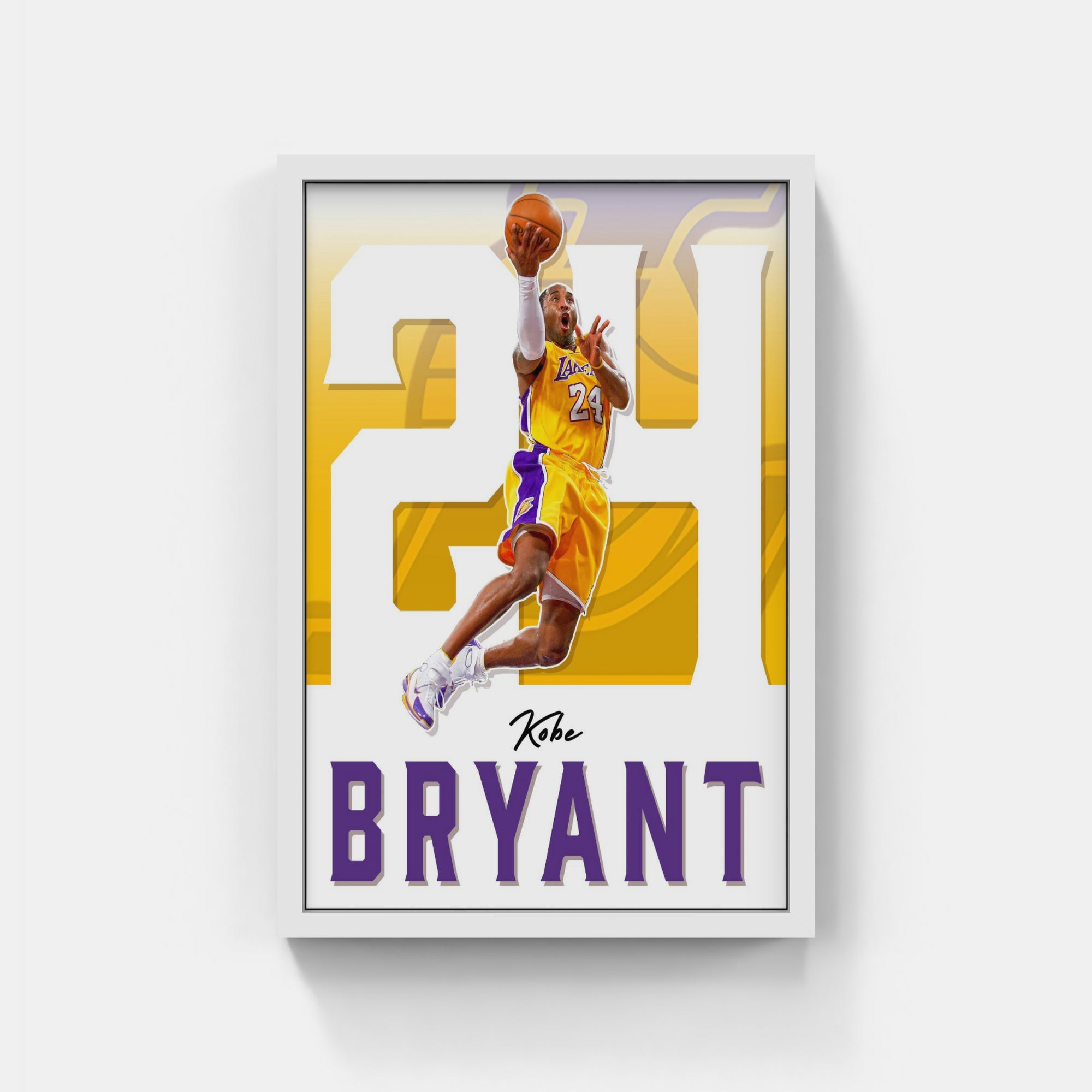 Plakat - Kobe Bryant i bevægelse - admen.dk