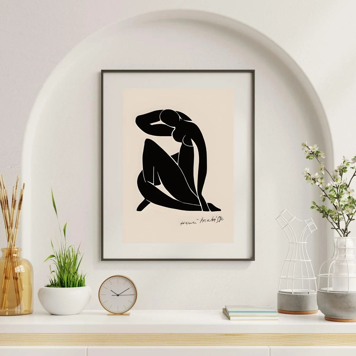 Plakat - Matisse - The black lady kunst - admen.dk