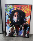 Plakat - Bob Marley grafisk look