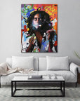 Plakat - Bob Marley grafisk look - admen.dk