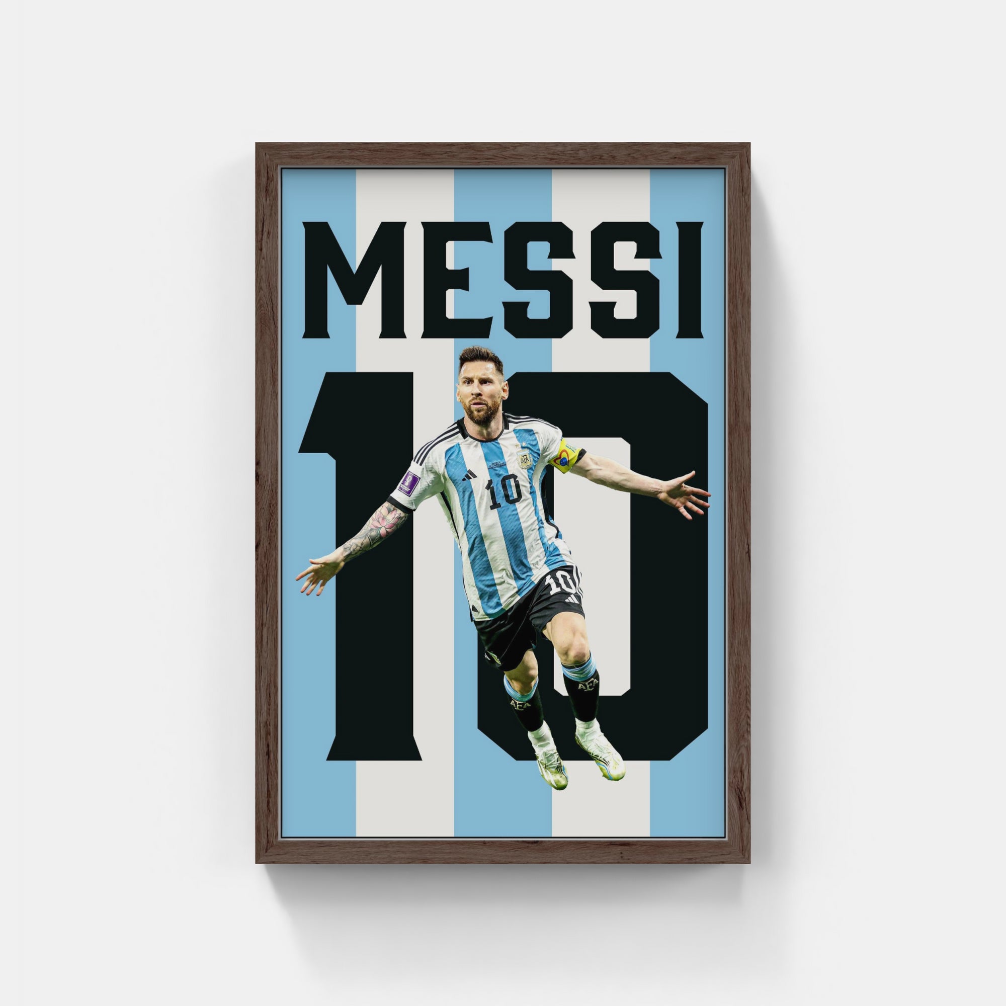 Plakat - Leo Messi 10 - admen.dk