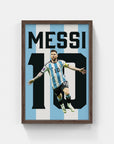 Plakat - Leo Messi 10 - admen.dk