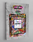 Canvas - CHANEL NO. 5 - STREET ART KUNST - admen.dk