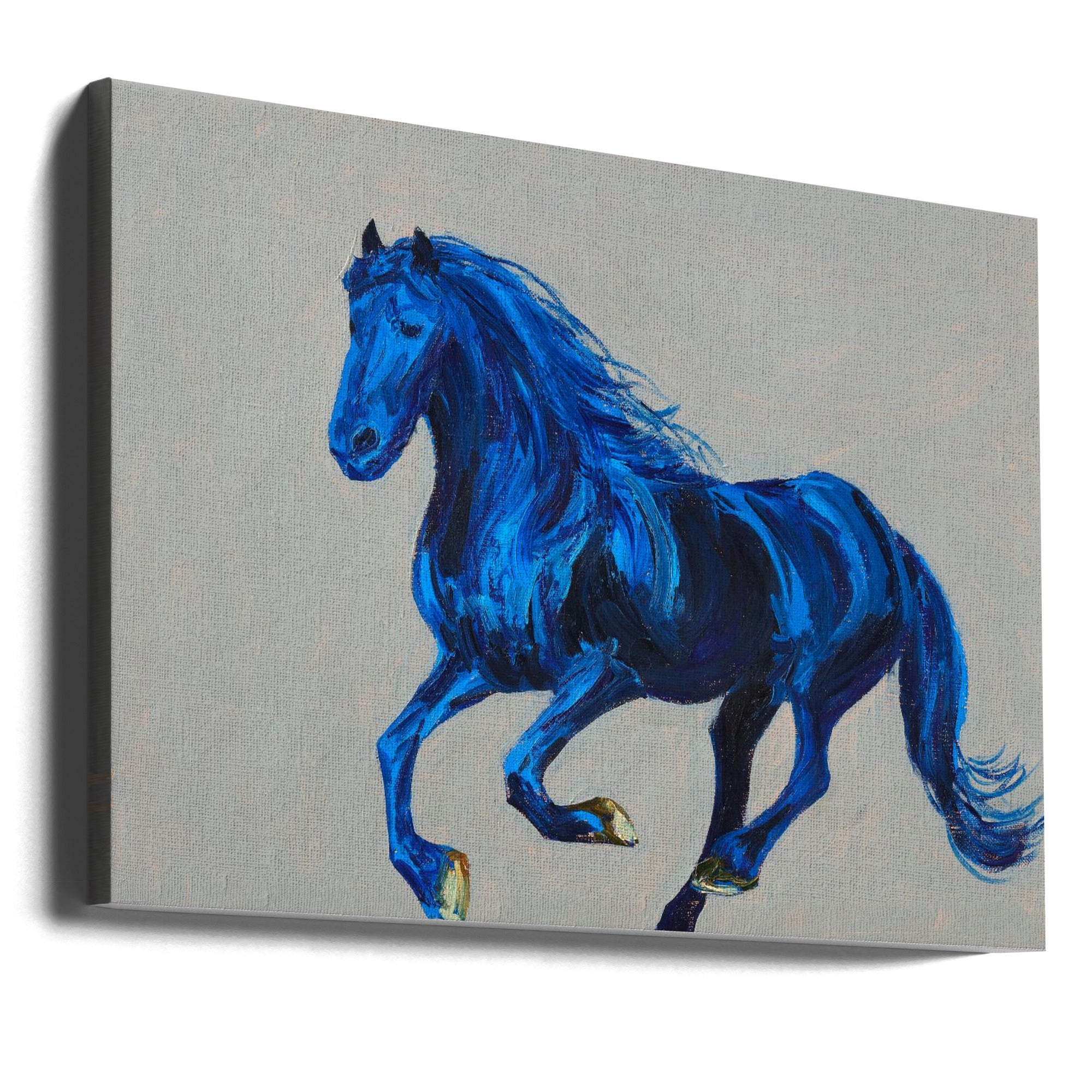 Canvas - A Blue Horse