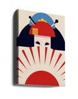 Canvas - Geisha Girl Retro Minimalist Design