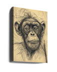 Canvas - Monkey drawing