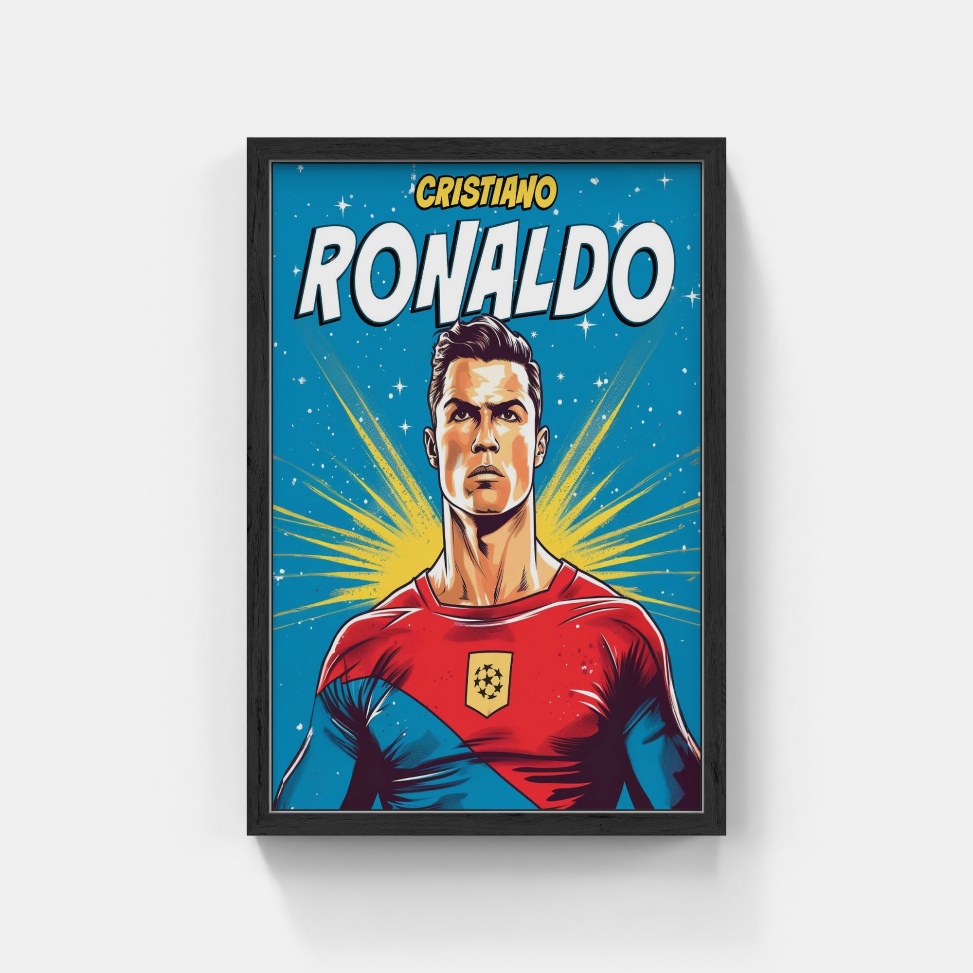 Plakat - Ronaldo superhelt - admen.dk