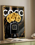 Plakat - Coco Noir Chanel kunst - admen.dk