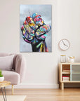 Plakat - Colorful hand kunst - admen.dk