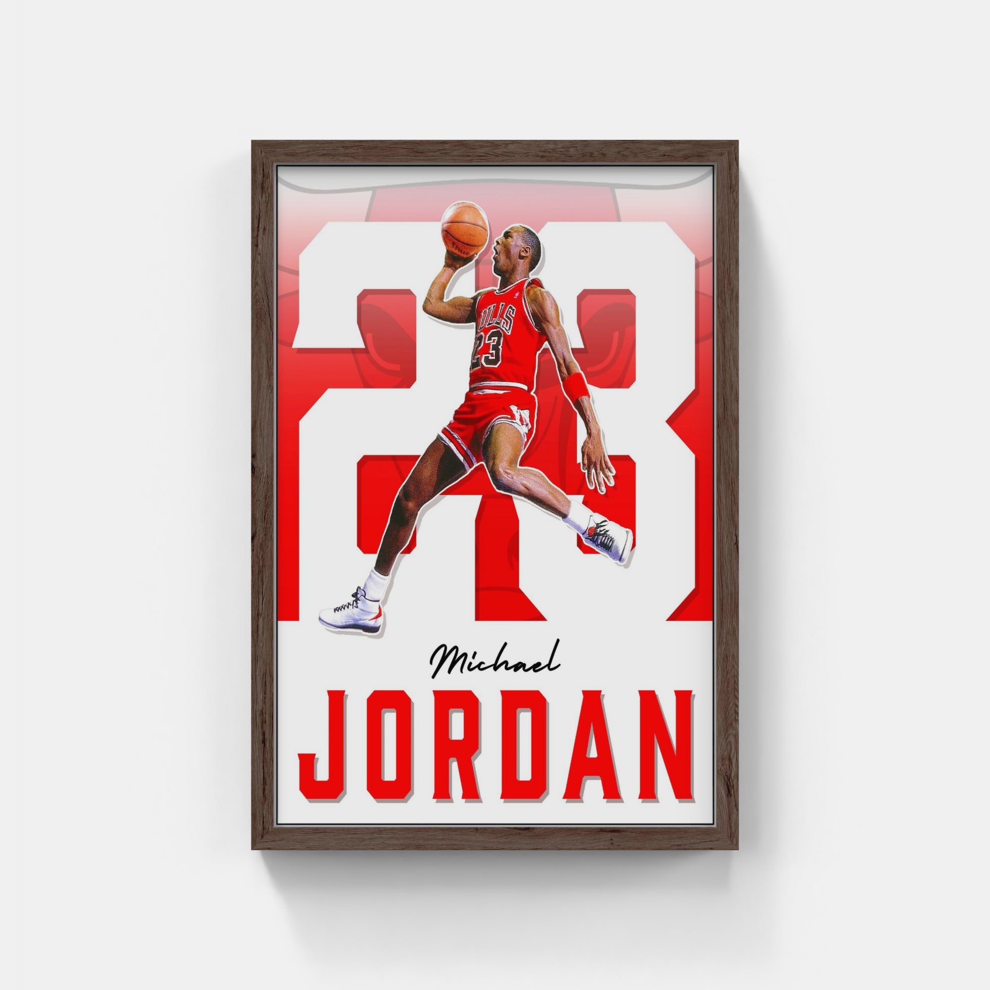 Plakat - Michael Jordan i bevægelse - admen.dk