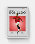 Plakat - Ronaldo Manchester look - admen.dk