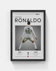 Plakat - Ronaldo Real Madrid look - admen.dk