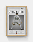 Plakat - Ronaldo Real Madrid look - admen.dk