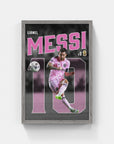 Plakat - Messi Inter Miami kunst - admen.dk