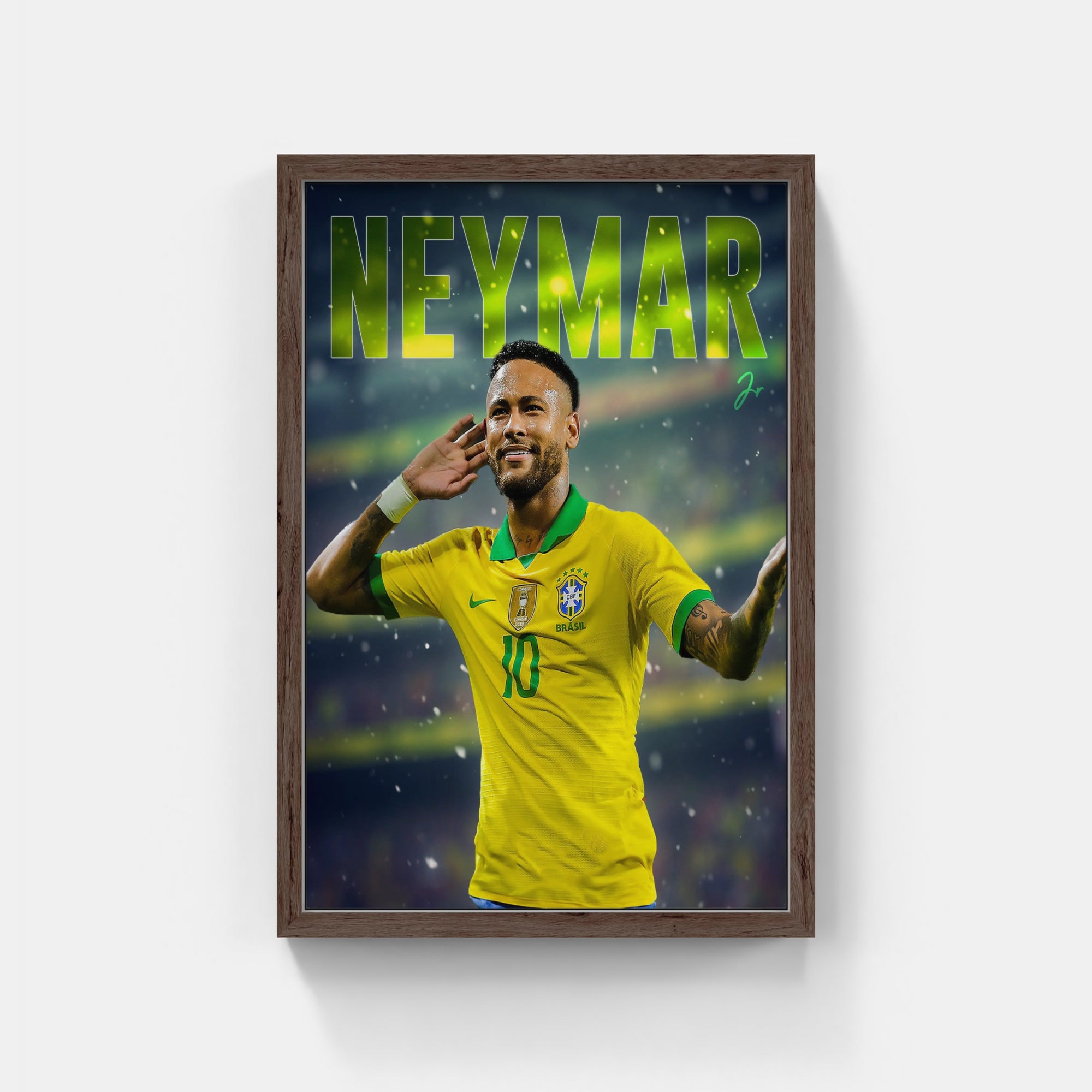 Plakat - Neymar Jr. efter sejr - admen.dk