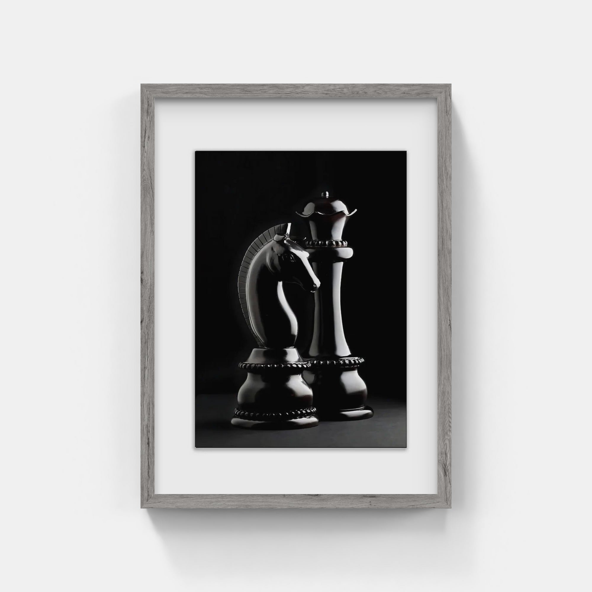 Plakat - Lets play chess kunst - admen.dk