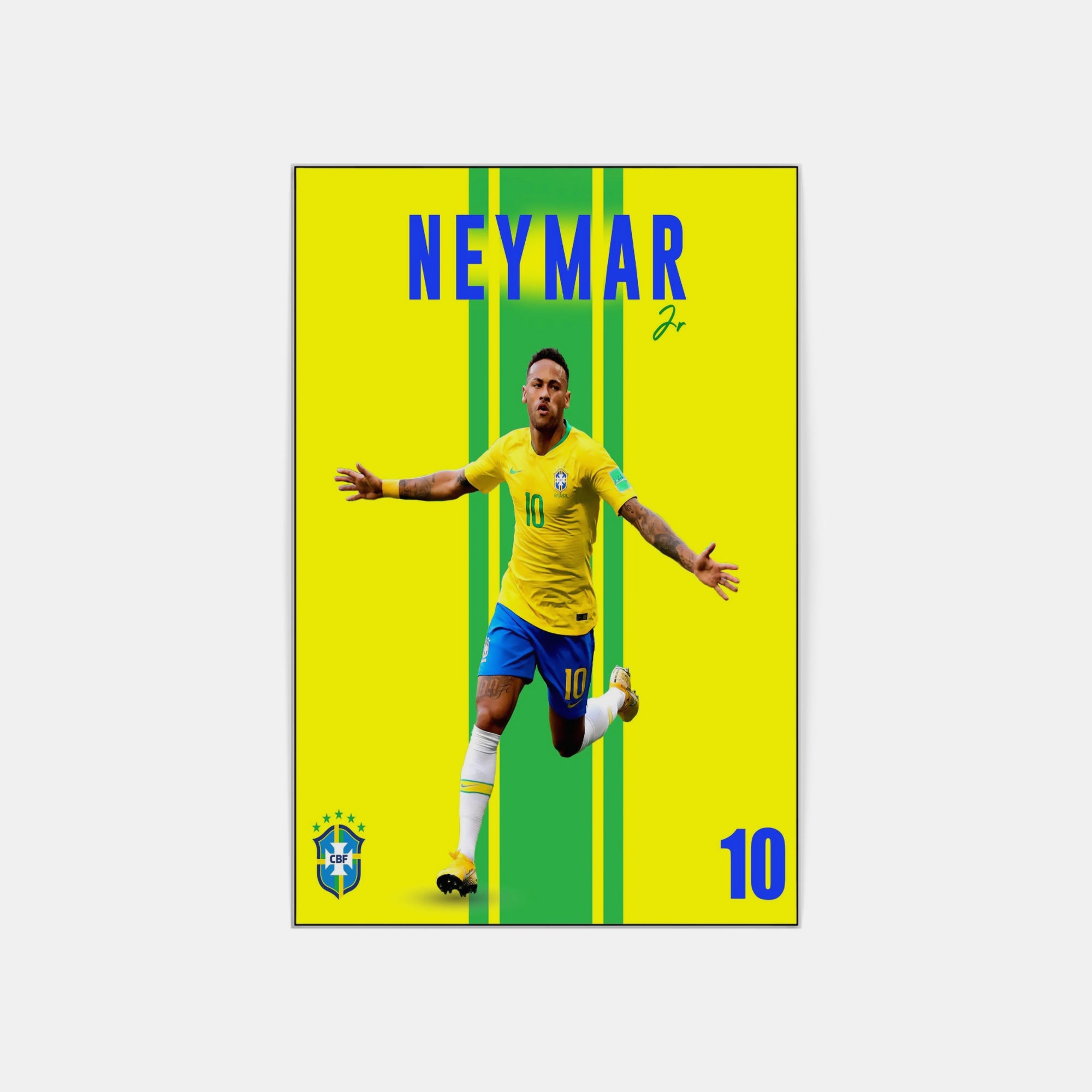 Plakat - Neymar Jr. i sejrdans - admen.dk