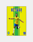 Plakat - Neymar Jr. i sejrdans - admen.dk