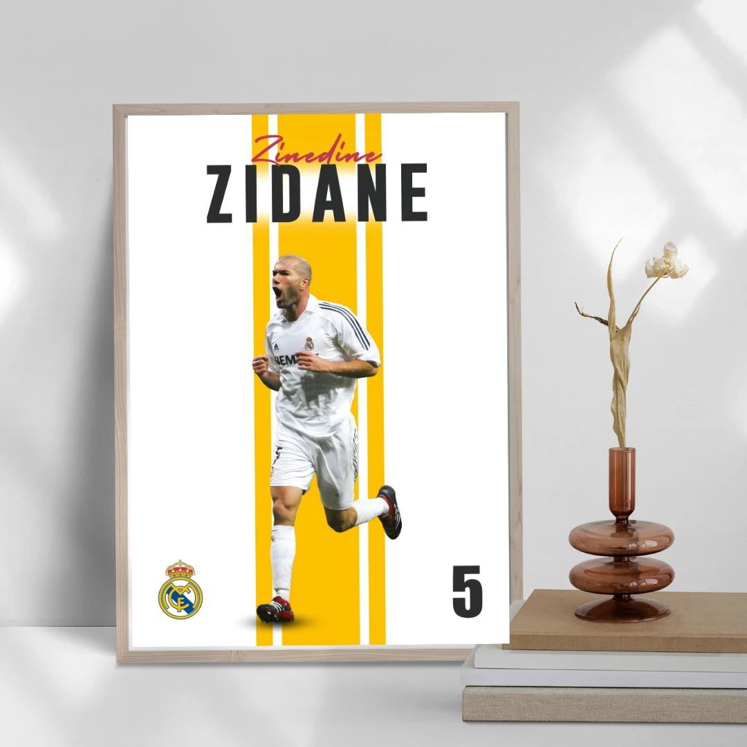 Plakat - Zinedine Zidane i jubel