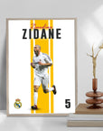 Plakat - Zinedine Zidane i jubel