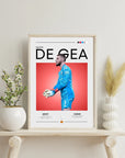 Plakat - David De Gea grafisk look