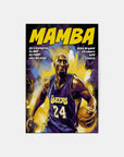 Plakat - Kobe Bryant mamba aktion - admen.dk