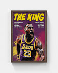 Plakat - Lebron James the king - admen.dk